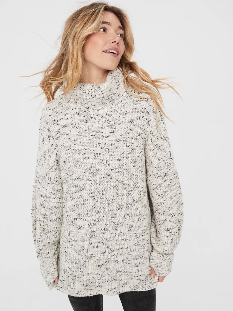 Offline By Aerie Cotton Turtleneck Sweater Xs